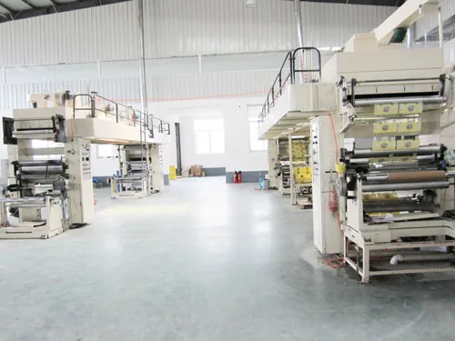 Laminating at our factory