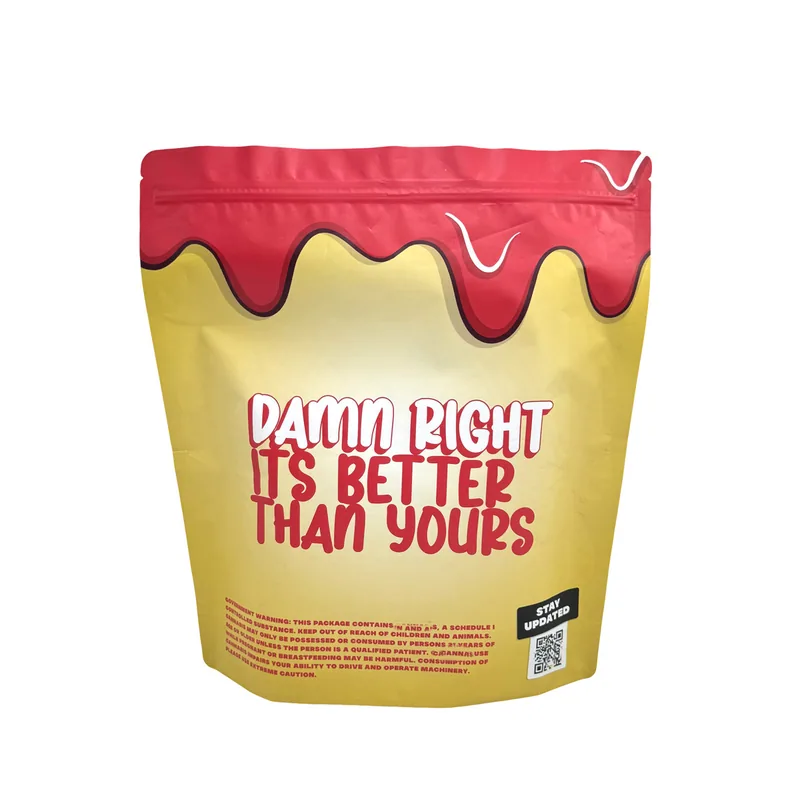 1 Pound Aluminum Foil Mylar Pouches - High Barrier Mylar Bags for Long Term Storage — detail view