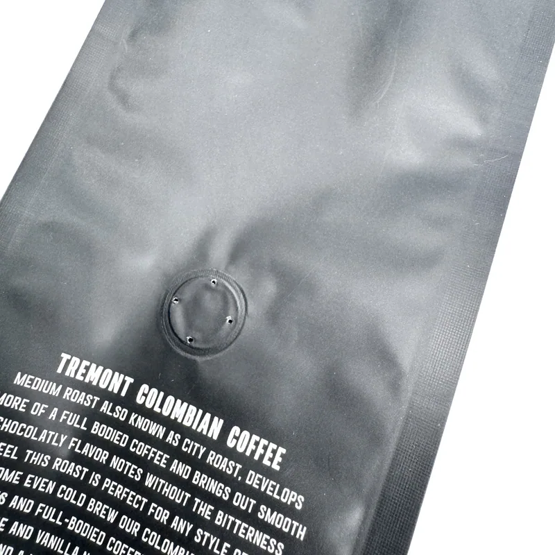 1kg Bulk Coffee Bag - Wholesale Large Capacity Coffee Bean Packaging Pouch for Roasters — detail view