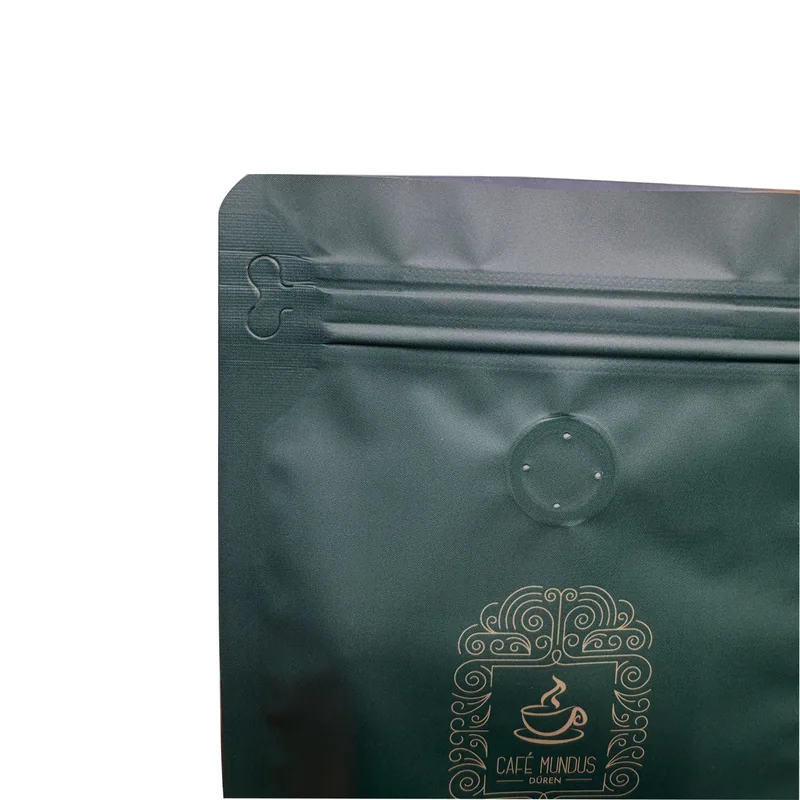 250g Coffee Bag with Resealable Zipper - Mini Coffee Bean Packaging Pouch for Small Batch