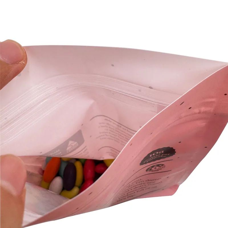Airtight Cereal & Granola Bar Pouches - Long Shelf Life Food Packaging — detail view