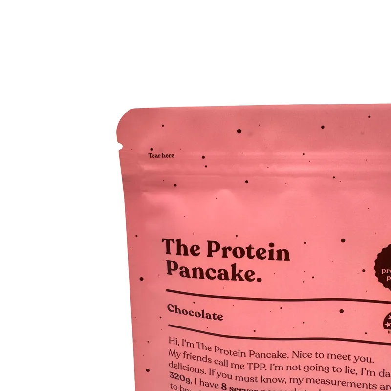 Airtight Cereal & Granola Bar Pouches - Long Shelf Life Food Packaging — detail view