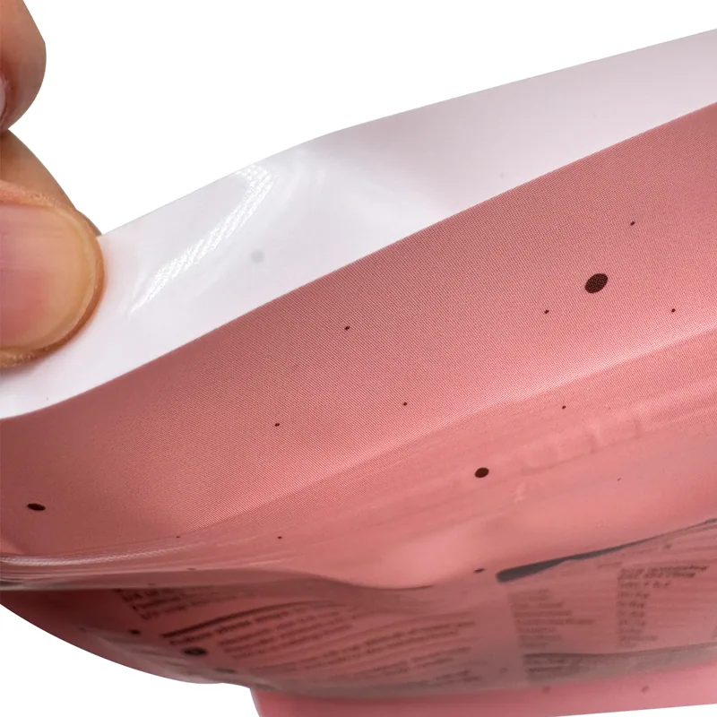 Airtight Cereal & Granola Bar Pouches - Long Shelf Life Food Packaging — detail view