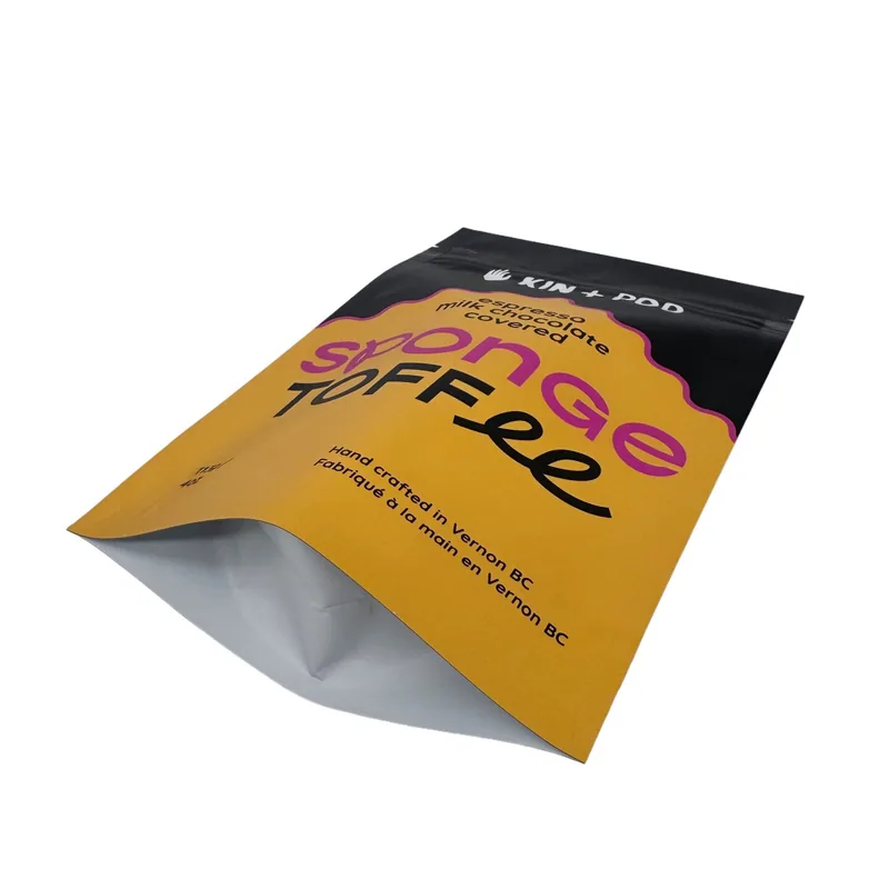 Aluminum Foil Stand Up Pouch - Airtight High Barrier Stand Up Packaging Bag — detail view