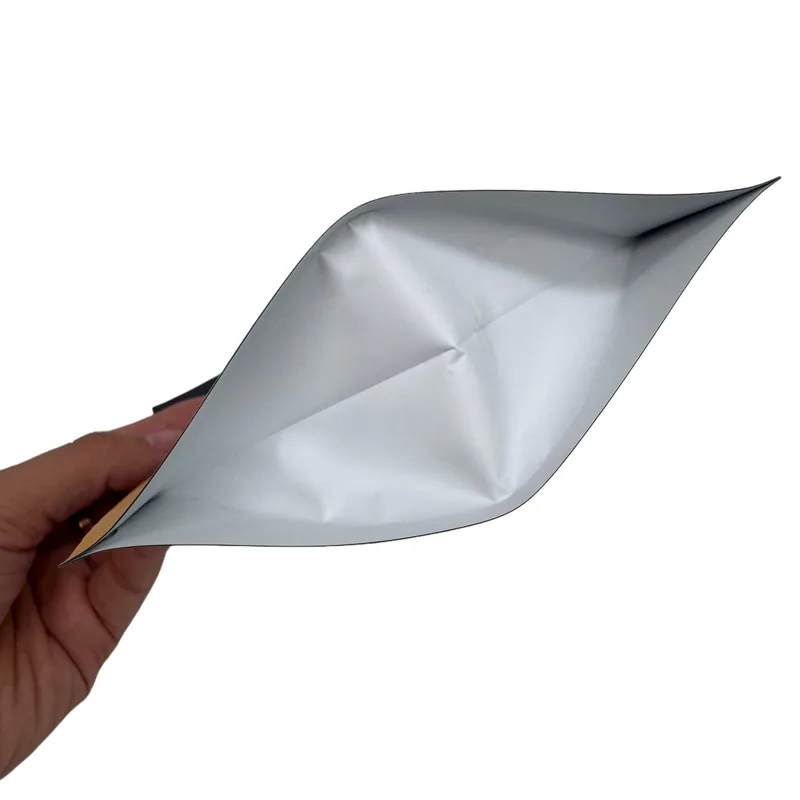 Aluminum Foil Stand Up Pouch - Airtight High Barrier Stand Up Packaging Bag — detail view