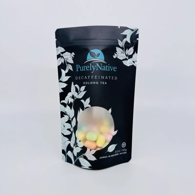 Black Tea Storage Bag - Aroma Lock Black Tea Leaf Packaging Pouch for Long-Term Freshness
