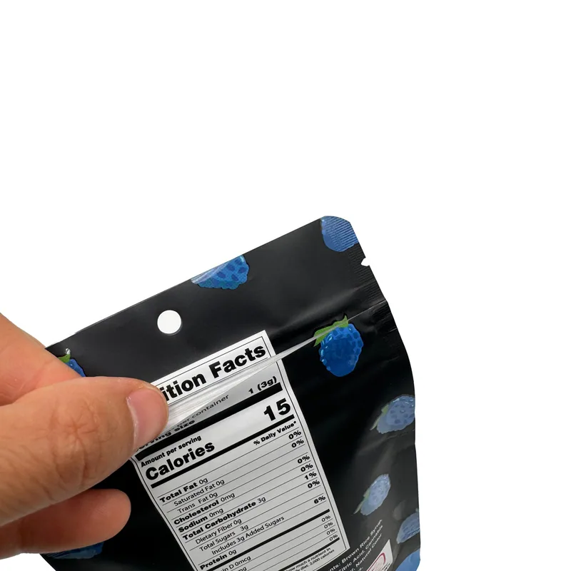 Child Resistant Mylar Bag - Child Safe CR Mylar Packaging Pouch for Safe Storage — detail view