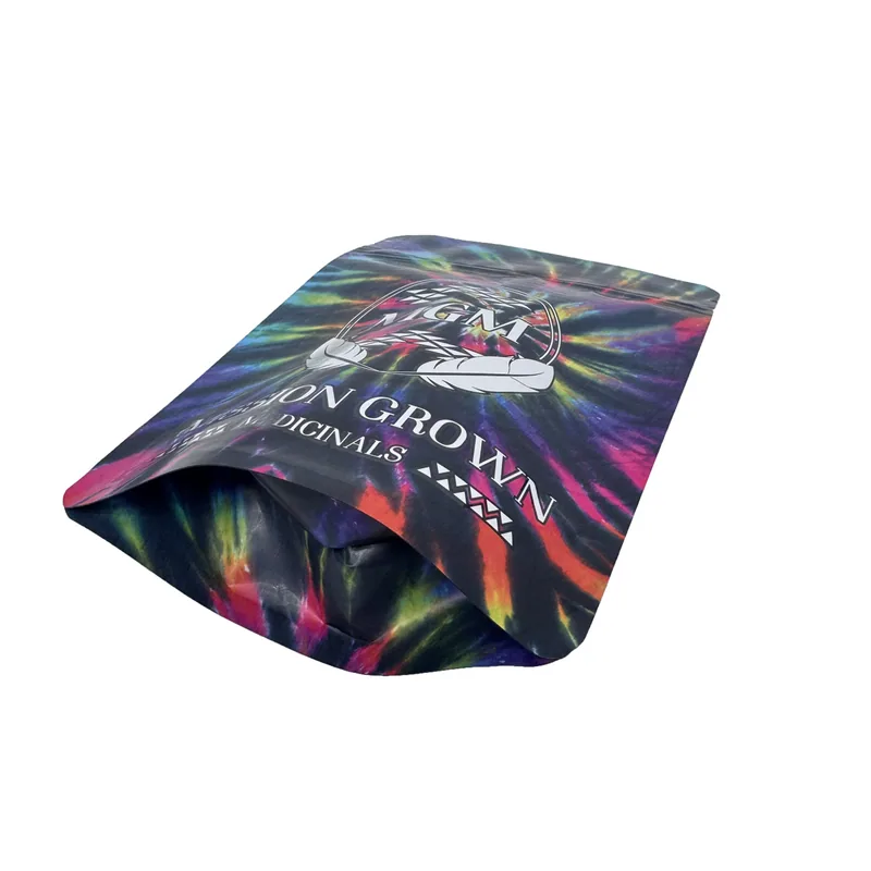 Clear Mylar Bag - Transparent Visible Mylar Packaging Pouch for Retail Display — detail view