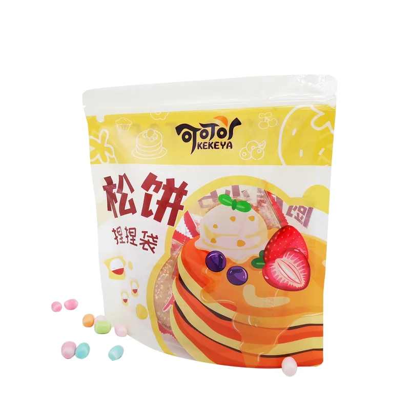 Clear Stand Up Pouch with Resealable Zipper - High Barrier Stand Up Packaging Bag — detail view