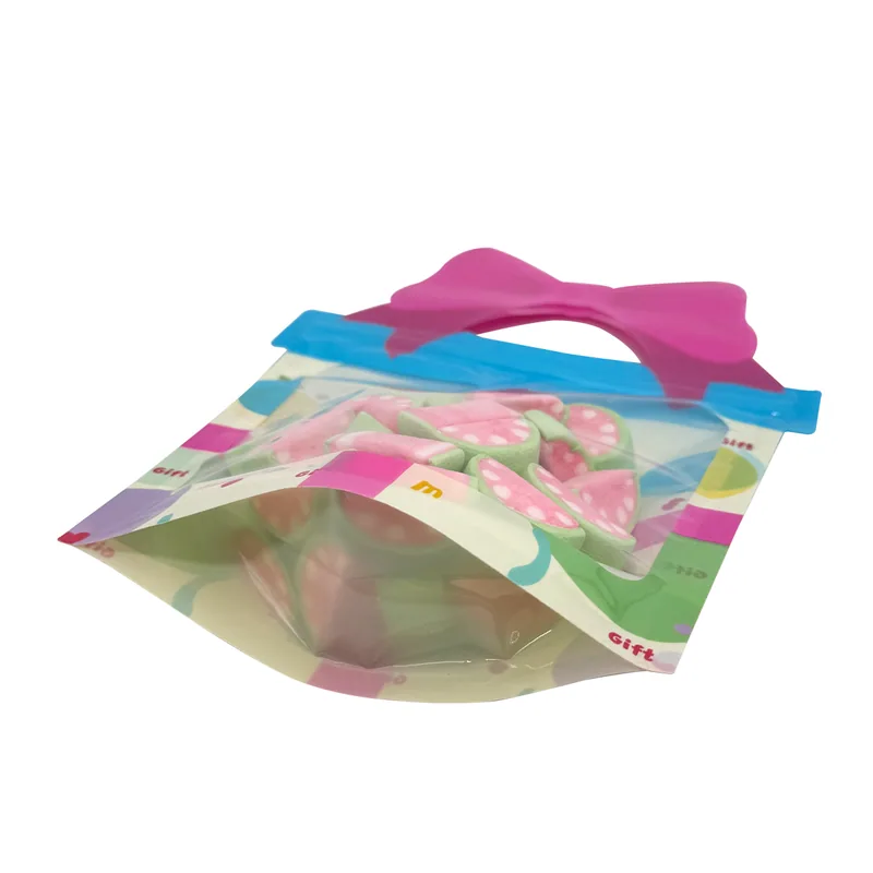 Clear Window Food Pouches - Product Display Food Packaging for Retail — detail view