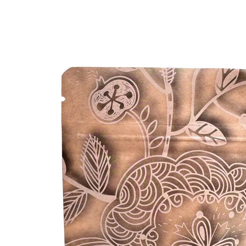 Eco Friendly Food Storage Bags - Biodegradable Green Snack Packaging Bags — detail view