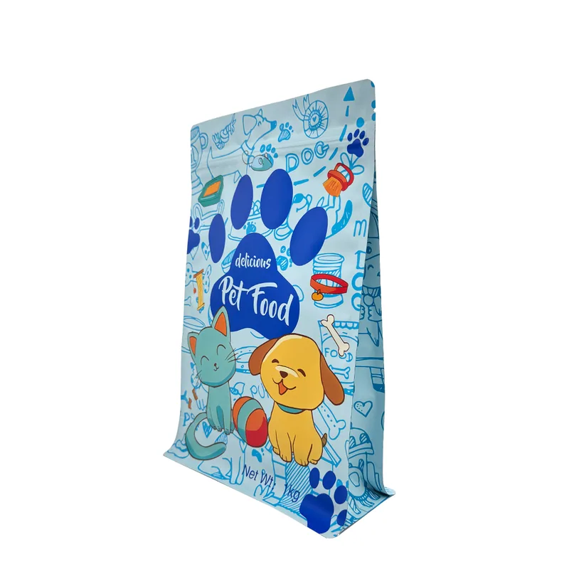 Eco Friendly Recyclable Pet Food Bags - Green Dog/Cat Food Packaging for Eco Brands — detail view