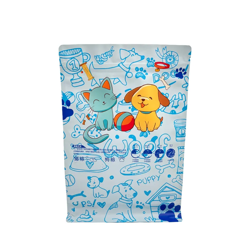 Eco Friendly Recyclable Pet Food Bags - Green Dog/Cat Food Packaging for Eco Brands — detail view