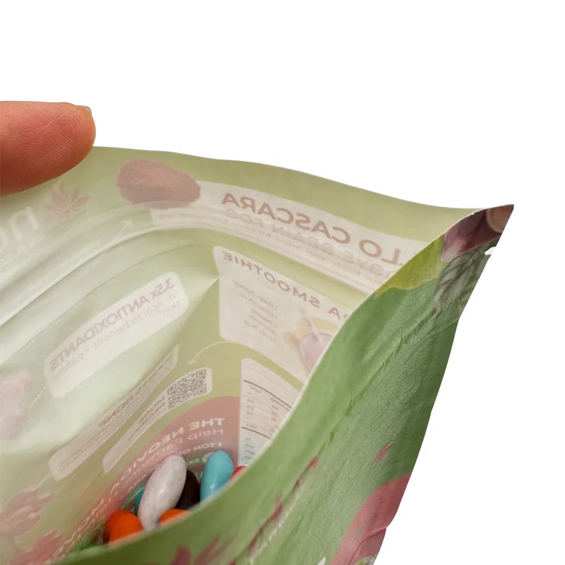 Eco Friendly Recyclable Tea Packaging Bags - Green Tea Bags for Eco Brands — detail view