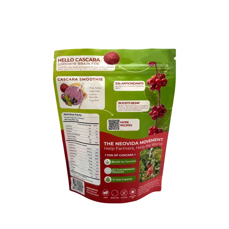Eco Friendly Recyclable Tea Packaging Bags - Green Tea Bags for Eco Brands — detail view