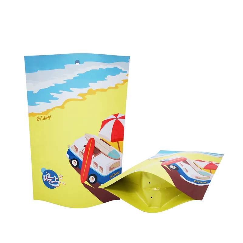 Food Grade Stand Up Doypack - Resealable Snack & Nut Packaging Bags