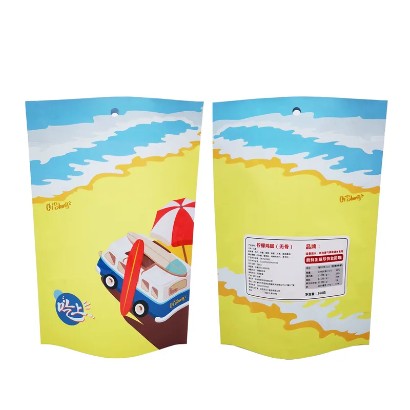 Food Grade Stand Up Doypack - Resealable Snack & Nut Packaging Bags — detail view
