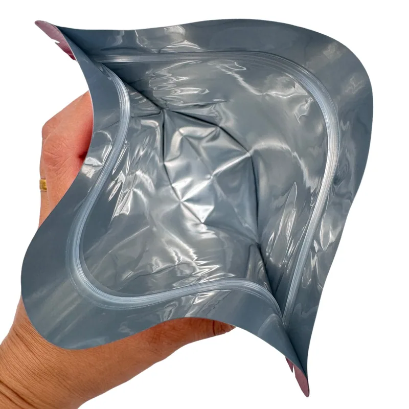 Heat Sealable Stand Up Pouch - Custom Heat Seal Stand Up Packaging Bag for Business — detail view
