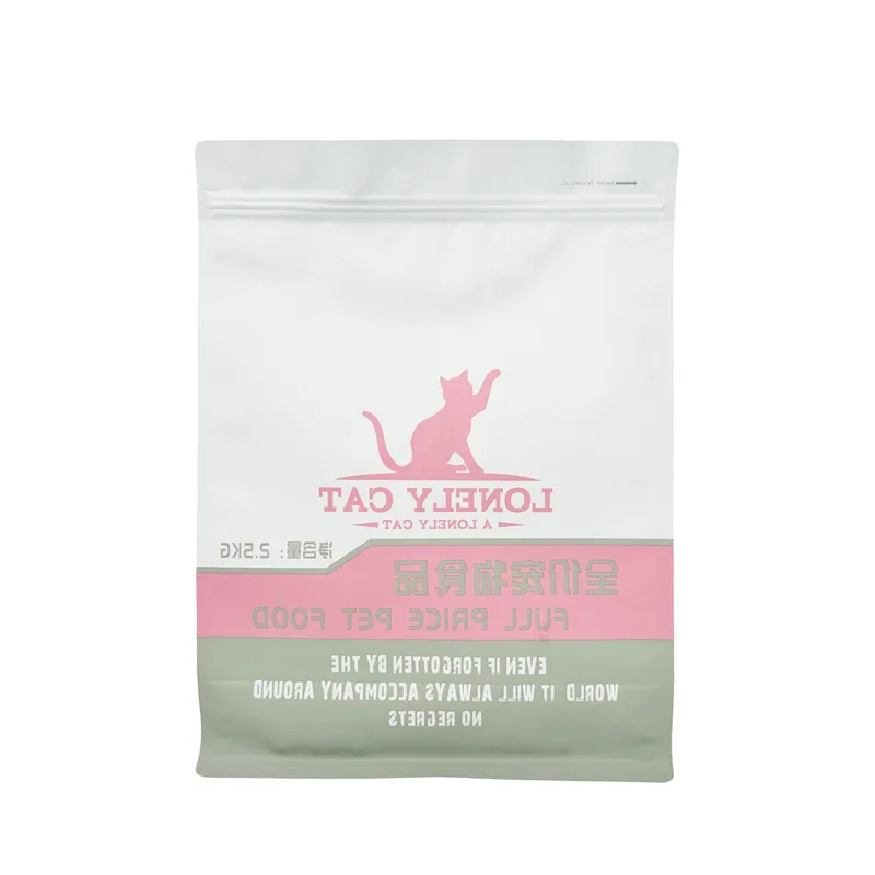 Heavy Duty Pet Food Packaging Bags - Zipper & Handle Dog/Cat Food Storage Bags — detail view