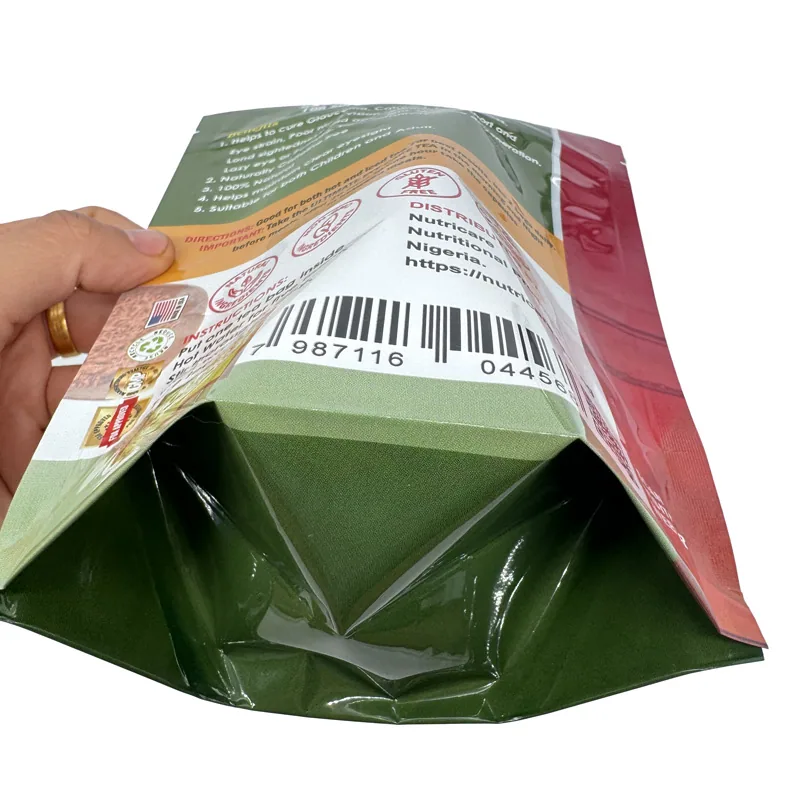 Herbal Tea Packaging Bag - Organic Natural Tea Leaf Storage Pouch for Healthy Brands — detail view
