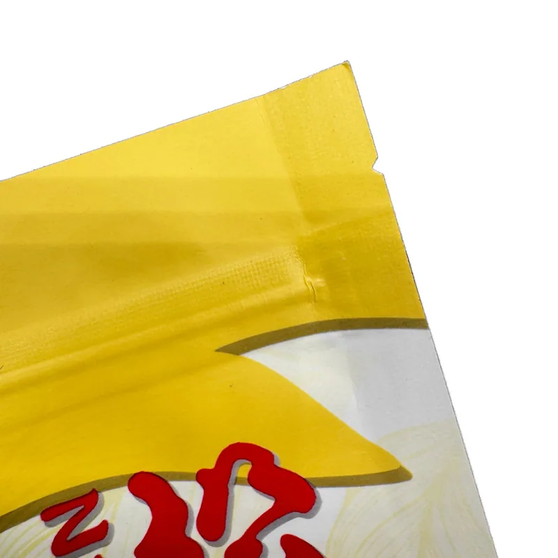Kraft Paper Stand Up Pouch - Eco Friendly Kraft Stand Up Packaging Bag — detail view