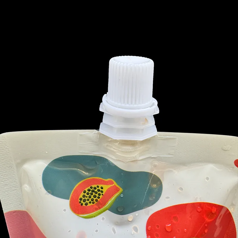 Liquid Food Spout Pouches - Jam/Sauce/Soup Packaging with Leak Proof Spout — detail view