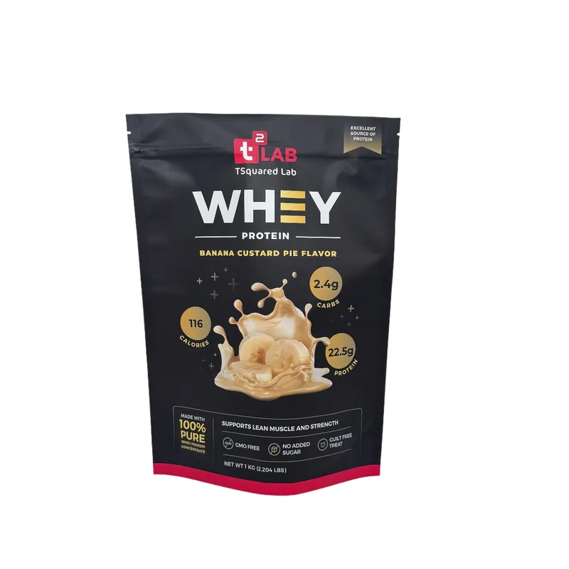 Matte Stand Up Pouch for Food - Premium High Barrier Matte Stand Up Packaging Bag — detail view