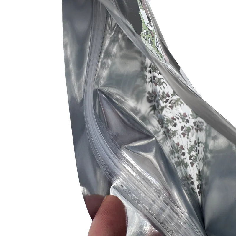Mylar Bag with Resealable Zipper - Airtight Aluminum Foil Mylar Packaging Pouch for Long-Term Storage