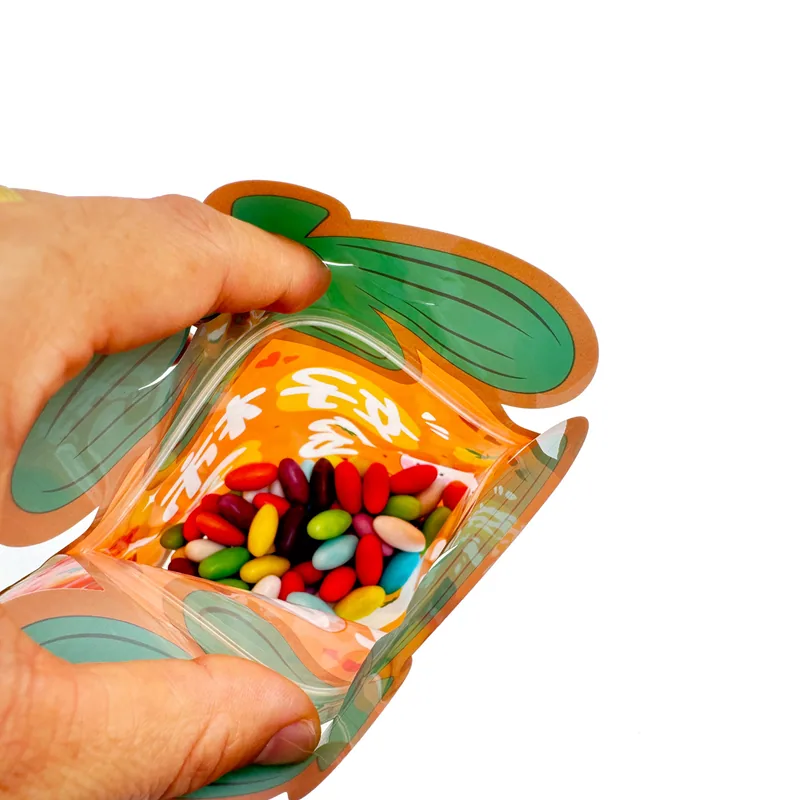 Small Stand Up Pouch for Samples - Mini Portable Stand Up Packaging Bag — detail view