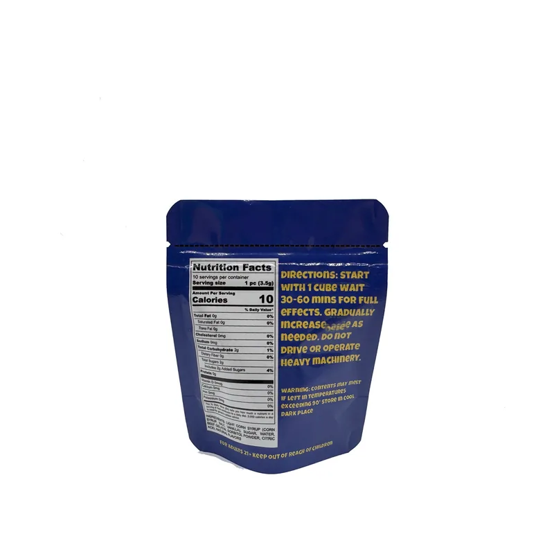 Smell Proof Airtight Mylar Bags - Custom Printed Mylar Packaging for Storage — detail view