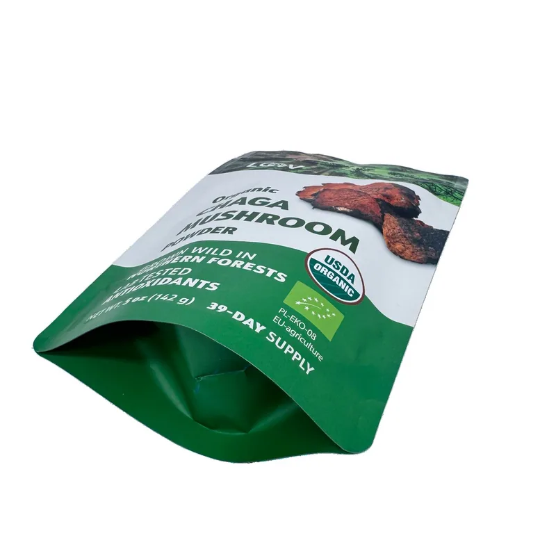 Smell Proof Stand Up Pouch - Airtight Odor Lock Stand Up Packaging Bag — detail view