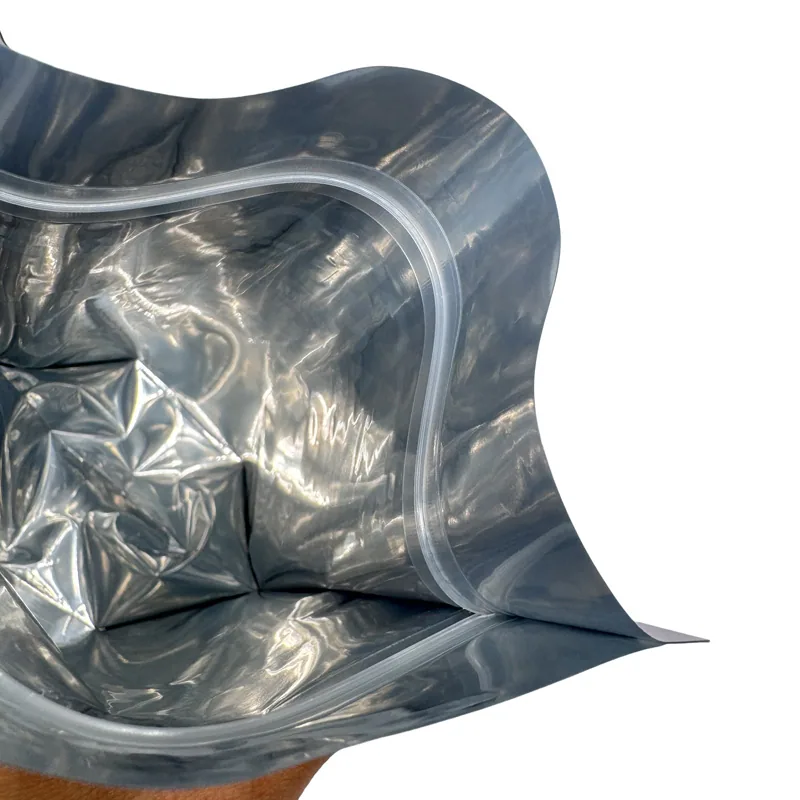 Tea Bag with Resealable Zipper - Reusable Airtight Tea Leaf Packaging Pouch for Daily Use — detail view